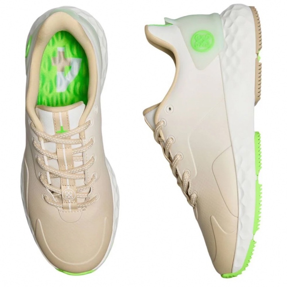 G/FORE Women's MG4+ Gradient Stone Lime Perforated Spikeless Golf Shoes New!